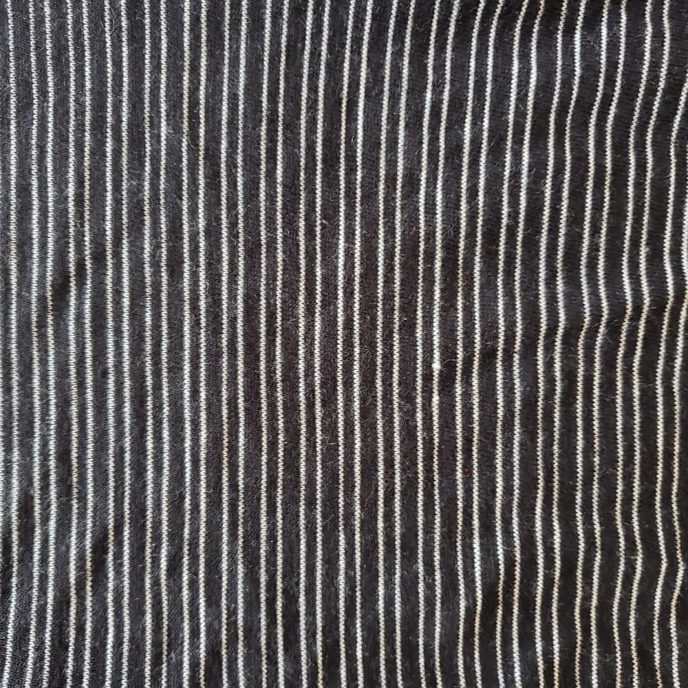 Lush Stripe Peplum Tee in black/white (S) - Picture 4 of 7